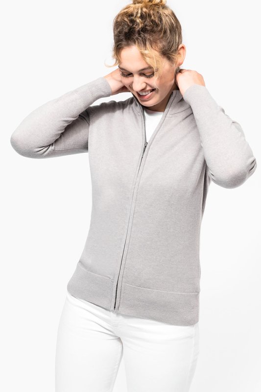 Cardigan zippé femme – Image 4