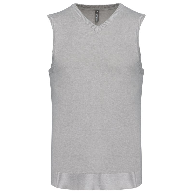 Pull col V sans manches – Image 4