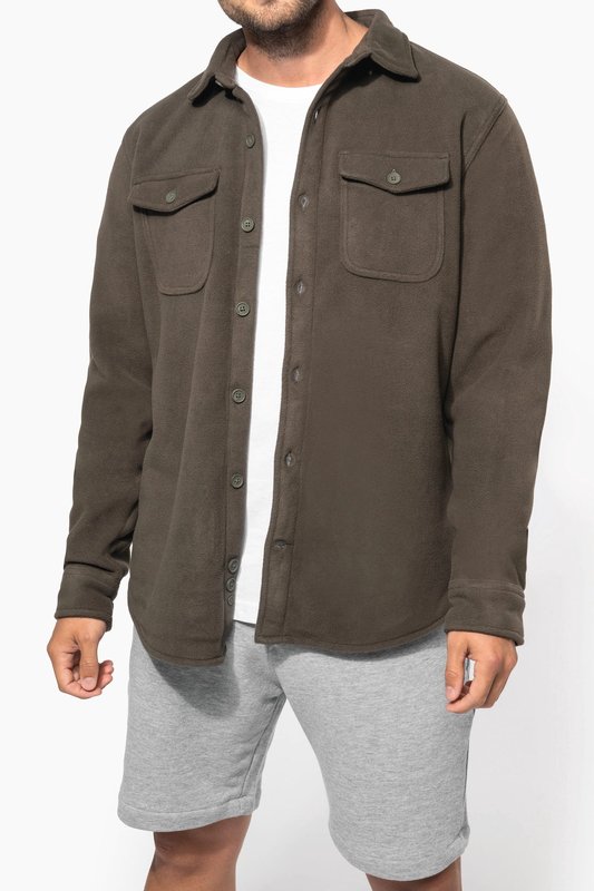 Surchemise polaire doublée sherpa polaire homme – Image 14