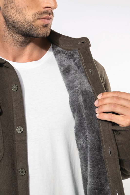 Surchemise polaire doublée sherpa polaire homme – Image 6