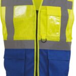 Jaune haute visibilité / Bleu royal