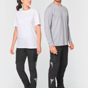 Pantalon stretch recyclé multipoches unisexe