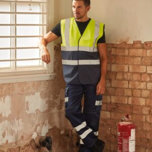 Gilet haute visibilité bicolore