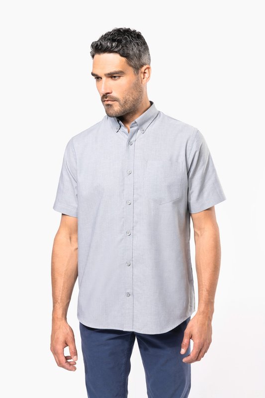 Chemise Oxford manches courtes