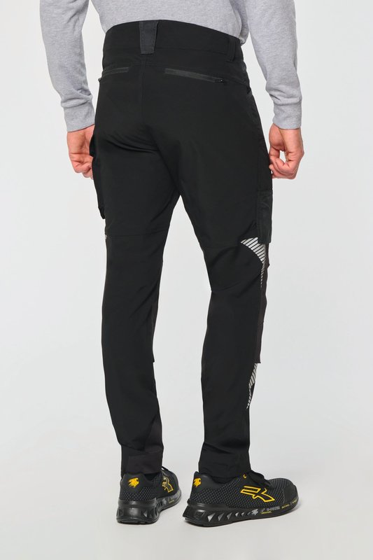 Pantalon léger stretch recyclé multipoches unisexe – Image 5