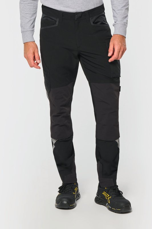 Pantalon léger stretch recyclé multipoches unisexe – Image 3