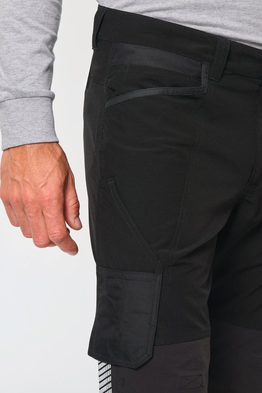 Pantalon léger stretch recyclé multipoches unisexe – Image 11