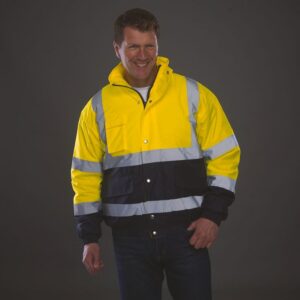 Blouson bicolore haute visibilité