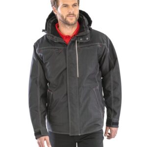 Parka robuste "effet denim"