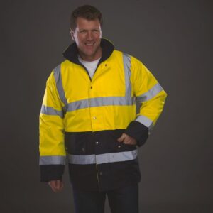 Veste de sécurité bicolore haute visibilité
