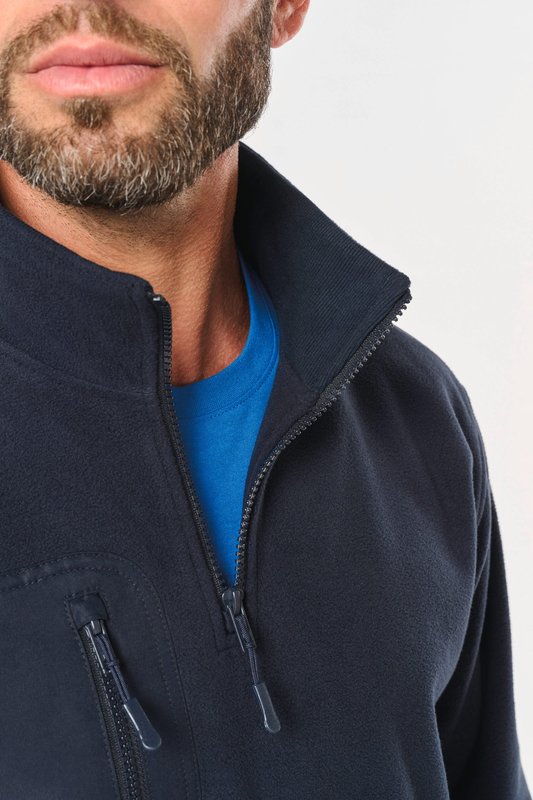 Polaire écoresponsable col zippé unisexe – Image 15