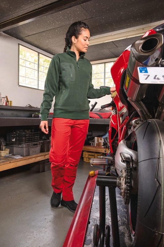 Polaire écoresponsable col zippé unisexe – Image 39