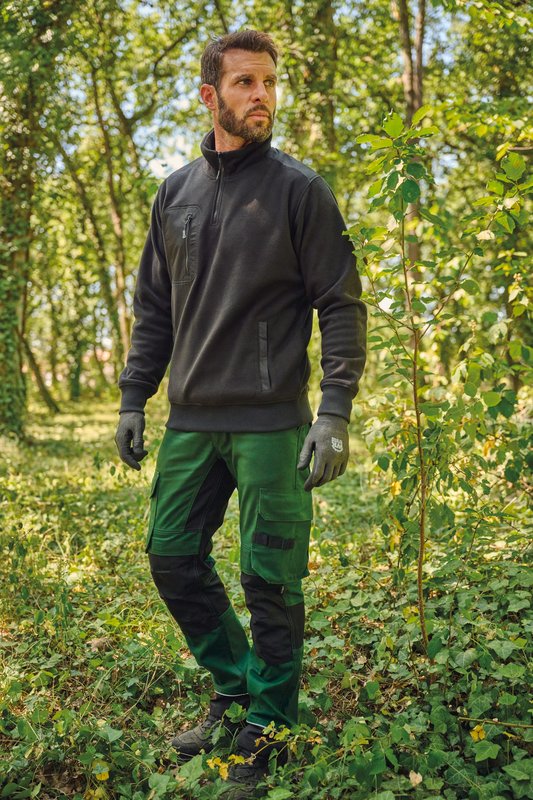 Polaire écoresponsable col zippé unisexe – Image 57