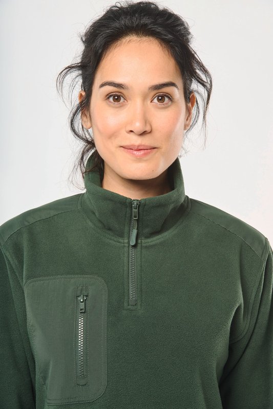 Polaire écoresponsable col zippé unisexe – Image 28