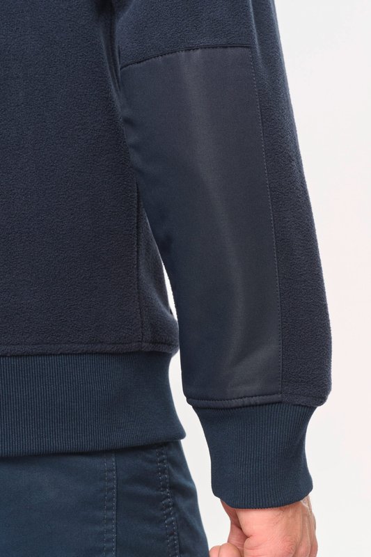 Polaire écoresponsable col zippé unisexe – Image 19