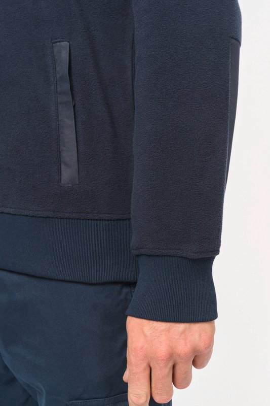 Polaire écoresponsable col zippé unisexe – Image 17