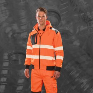 Sweat-shirt à capuche de sécurité recyclé