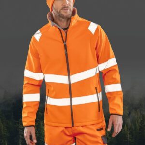 Veste softshell de sécurité recyclée