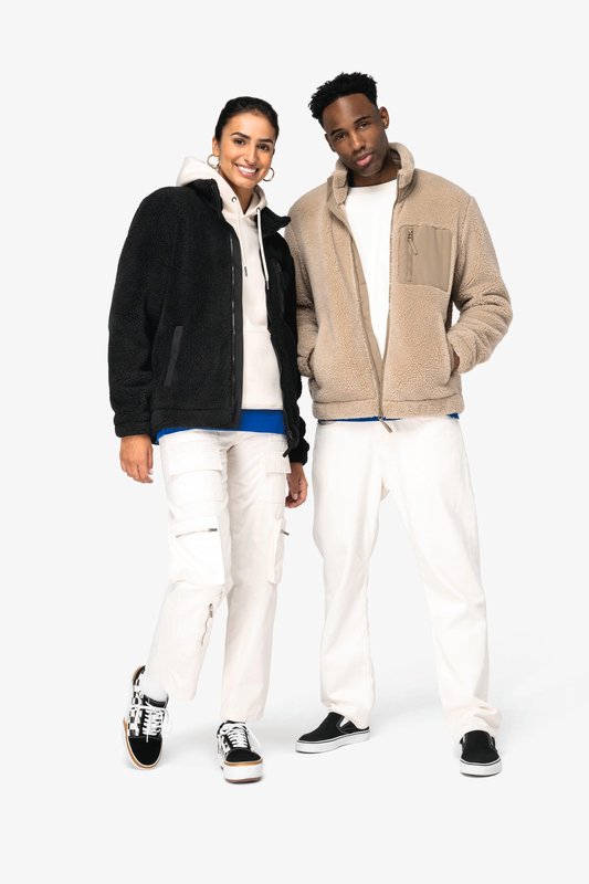 Veste écoresponsable en sherpa unisexe – Image 3