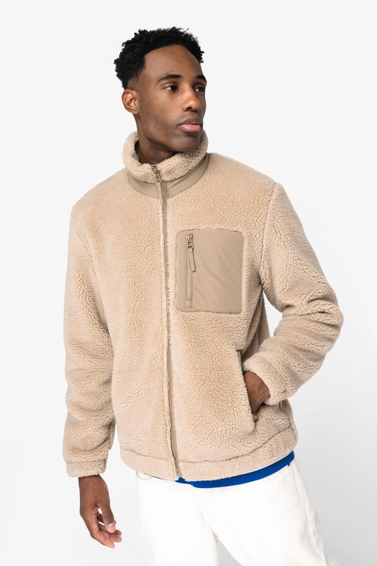 Veste écoresponsable en sherpa unisexe – Image 4