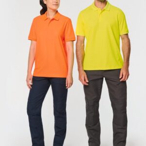 Polo unisexe écoresponsable coton/polyester