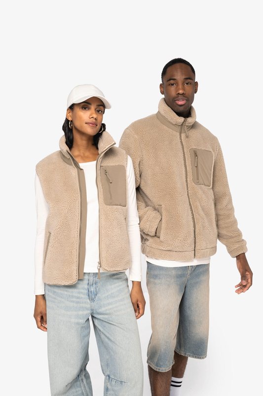 Bodywarmer écoresponsable en sherpa unisexe – Image 11