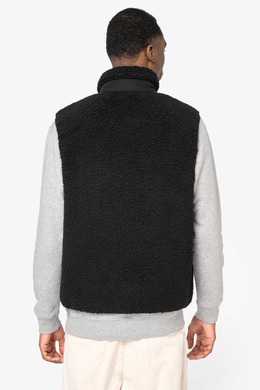 Bodywarmer écoresponsable en sherpa unisexe – Image 6