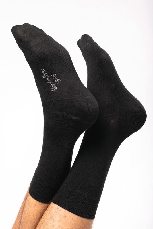Chaussettes de ville mi-hautes coton Bio Origine France Garantie – Image 3