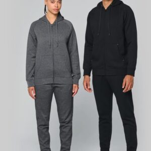 Veste zippée à capuche unisexe