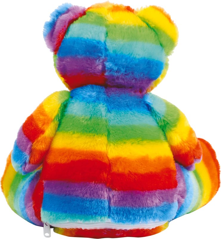 Peluche zippée Ours multicolore – Image 5