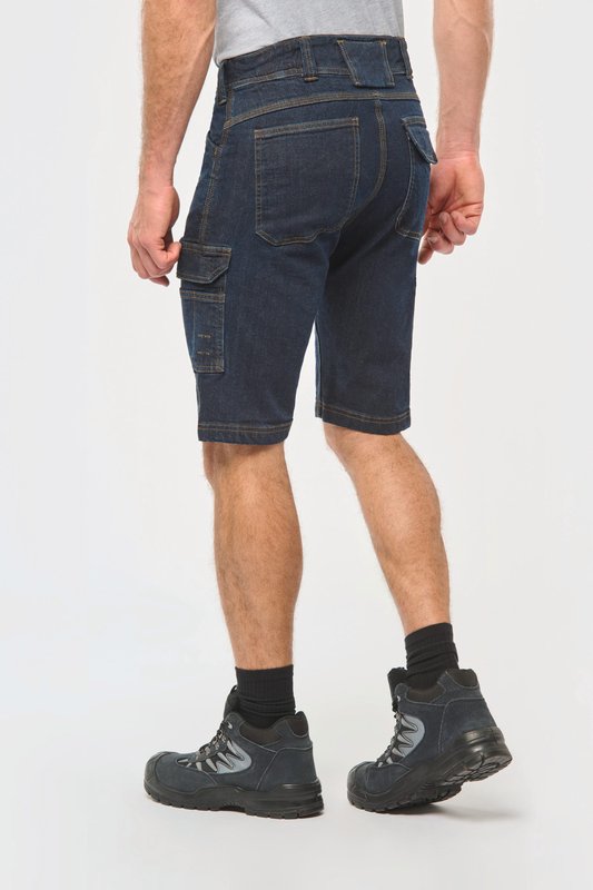 Bermuda denim multipoches homme – Image 3