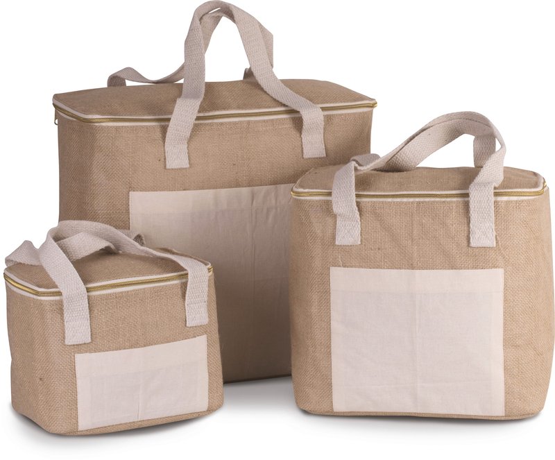 Sac isotherme en jute - grand modèle – Image 4