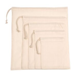 Sac à cordon coulissant en coton biologique