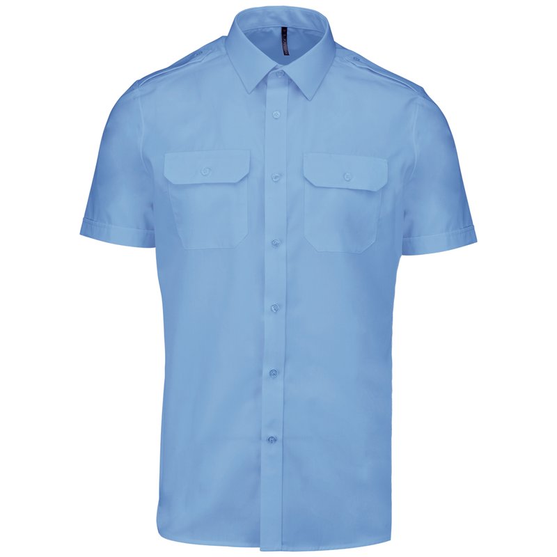 Chemise pilote manches courtes homme – Image 3