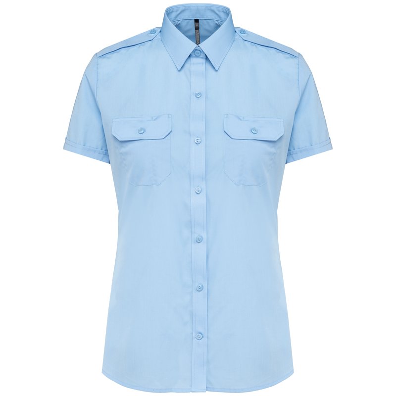 Chemise pilote manches courtes femme – Image 3