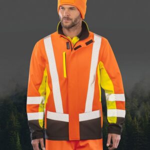 Veste softshell de sécurité recyclé 3 couches