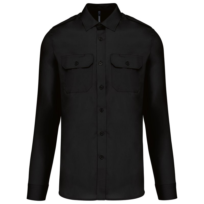 Chemise pilote manches longues homme – Image 2