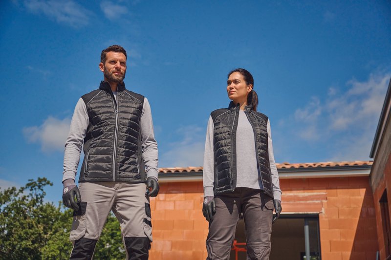 Bodywarmer Day To Day bi-matière unisexe – Image 39