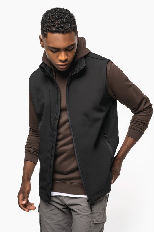 Bodywarmer softshell écoresponsable 2 couches unisexe – Image 15
