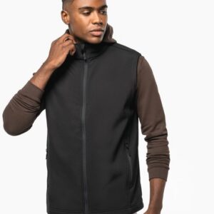 Bodywarmer softshell écoresponsable 2 couches unisexe