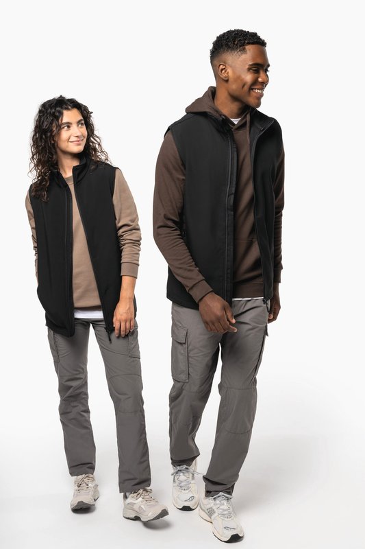 Bodywarmer softshell écoresponsable 2 couches unisexe – Image 9