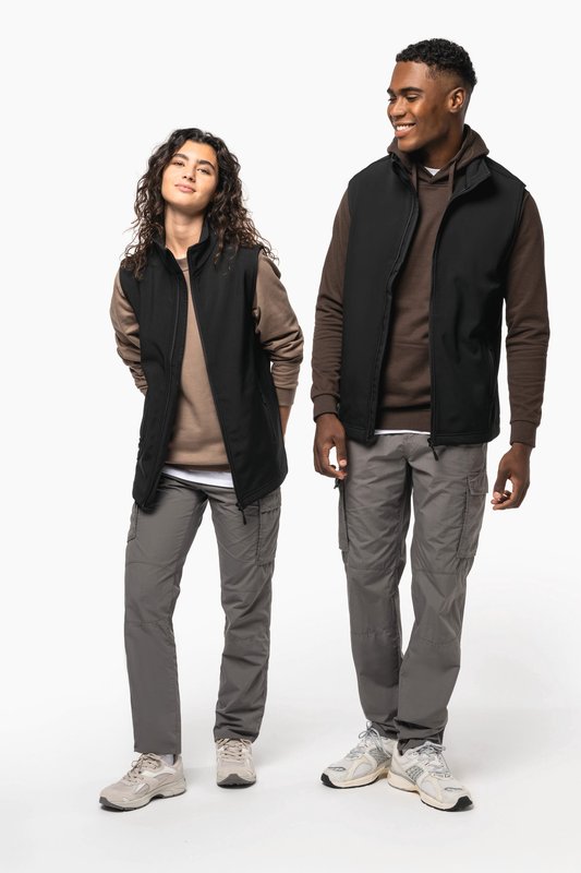 Bodywarmer softshell écoresponsable 2 couches unisexe – Image 12