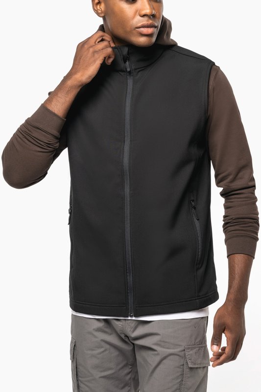 Bodywarmer softshell écoresponsable 2 couches unisexe – Image 16