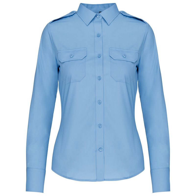 Chemise pilote manches longues femme – Image 3