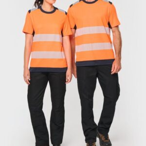 T-shirt de sécurité recyclé manches courtes unisexe