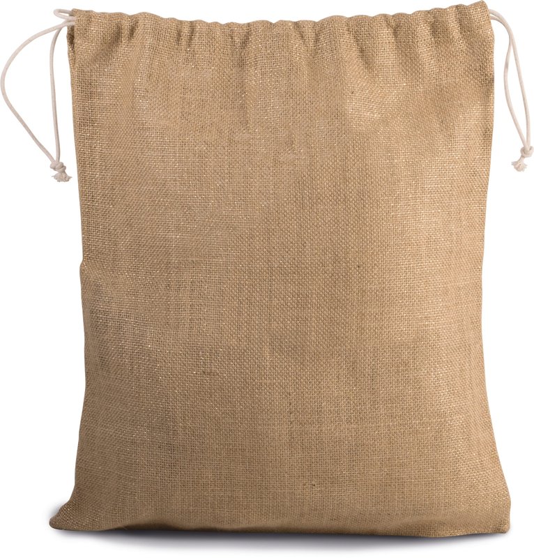 Sac en toile de jute avec cordelettes – Image 4