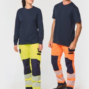Pantalon de sécurité recyclé multipoches unisexe