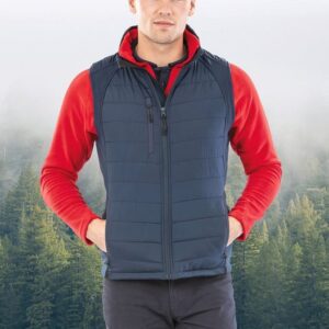 Gilet softshell rembourré black compass recyclé