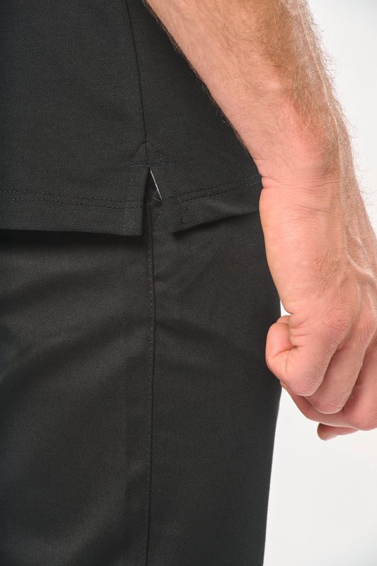 Polo bicolore écoresponsable manches courtes unisexe – Image 14