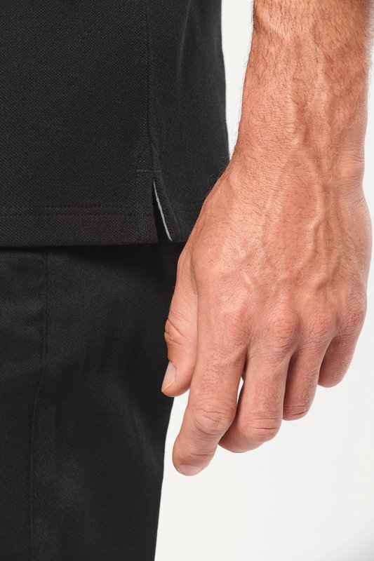 Polo bicolore écoresponsable manches courtes unisexe – Image 17